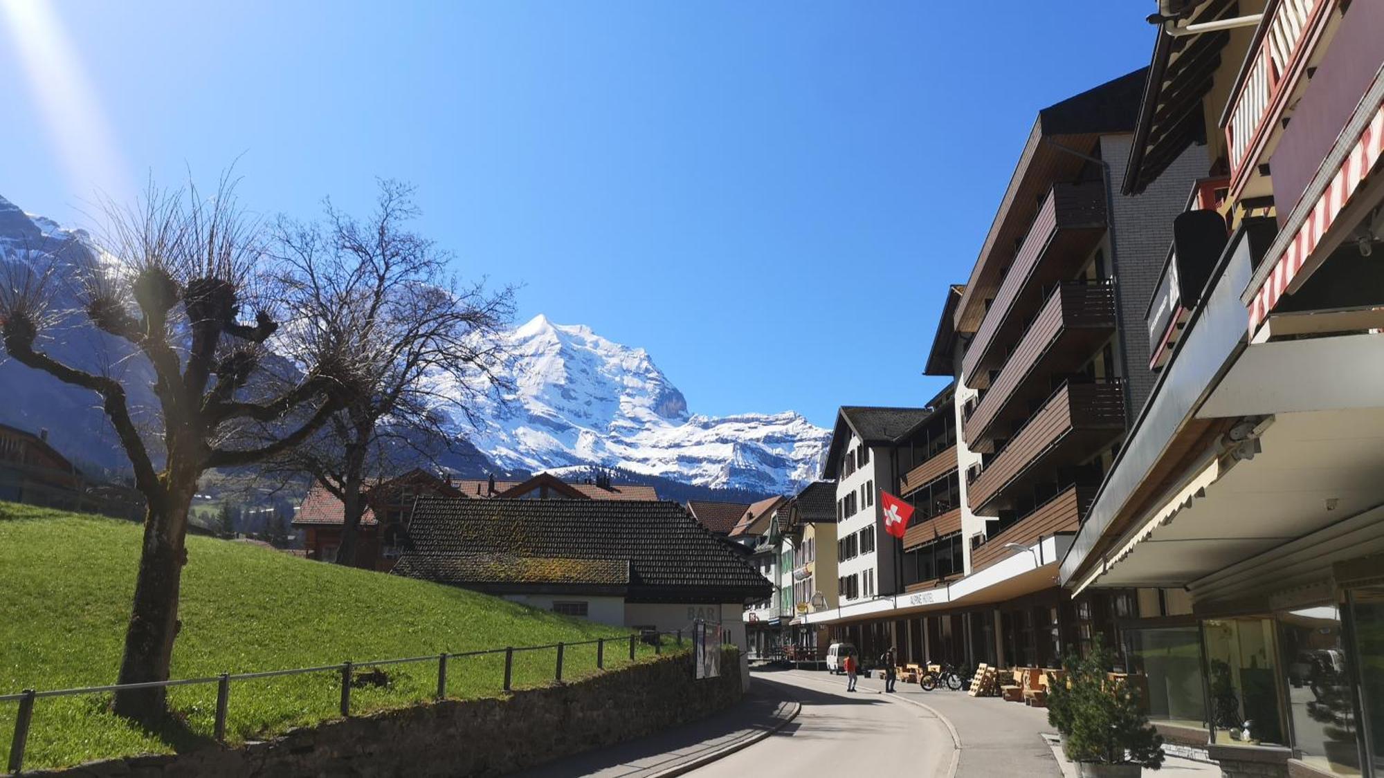 Swiss Lodge Hotel Bernerhof Wengen Exterior foto
