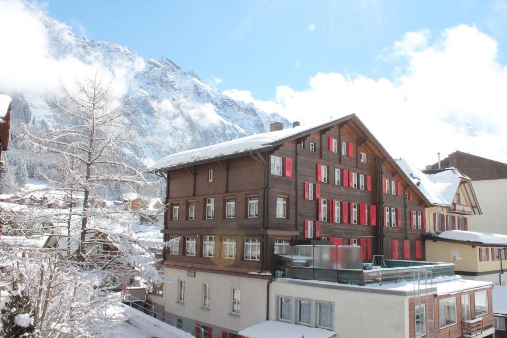 Swiss Lodge Hotel Bernerhof Wengen Exterior foto